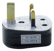 PRO ELEC 9518 13A BLACK CON DE ENTR DE POTEN UK MAINS 13A NEGRO