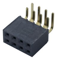 SAMTEC SSW-104-02-G-D-RA Board-To-Board Connector, Right Angle, S