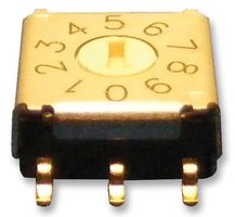 OMRON ELECTRONIC COMPONENTS A6KS-164RF SWITCH, ROTARY, 16WAY, 5X2, TOP, SMD