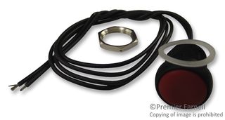 APEM IRR3F462 INTERRUPTOR, NO, REDONDO, ROJO, IP67