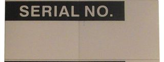 MULTICOMP PRO MP009760 PRE PRINTED LABEL, VINYL, SERIAL NO/PK70