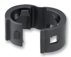 PANDUIT PCBANDBL-Q CABLE CLIP, PATCH CORD, BLACK, PK25