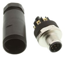 BINDER 99-0487-12-08 CIRCULAR CONNECTOR, PLUG, 8 VÃAS, GUÃA