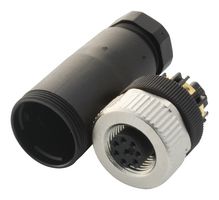 BINDER 99-0486-12-08 CIRCULAR CONNECTOR, RECEPTACLE, 8 POSITION, RECEPTACLE