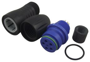 BINDER 99-9114-60-05 SOCKET, FREE, 4-6MM, BLUE, 5WAY