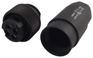 BINDER 99-4221-14-04 PLUG, FREE, PG13.5, 3WAY+PE