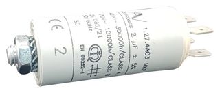 KEMET C274AC34200AA0J CONDEN 2?F 470VAC 5% PP CILINDRO PANEL