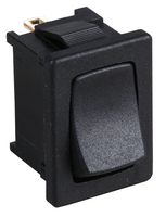 MARQUARDT 1801.6122-00 SWITCH, SPNO, BLACK, SOLDER TAG