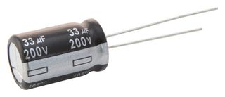 PANASONIC ECA1VHG222 CAP ALU ELEC, 2200UF, 35V, Â±20%