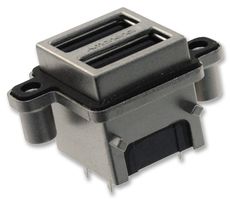 AMPHENOL COMMUNICATIONS SOLUTIONS MUSBC511N0 USB STACK CONN, 2.0, A RCPT, 8POS