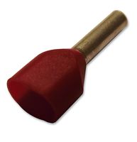 JST / JAPAN SOLDERLESS TERMINALS TWE1-8 TERMINAL, WIRE FERRULE, 18AWG, RED