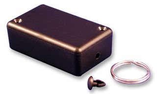 HAMMOND 1551HRBK ARMARIO, ABS, NEGRO, CON LLAVERO