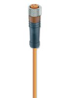 LUMBERG AUTOMATION RKMV 3-224/5 M CABLE ASSEMBLY, CIRCULAR, 5M, 22AWG, BLA