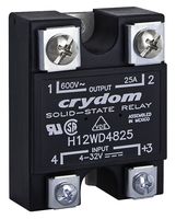 SENSATA/CRYDOM H12D4825 RELÃ ESTADO SÃLIDO, SPST, 25A, 4-32VDC