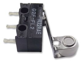 OMRON ELECTRONIC COMPONENTS D2FFL2 MICROSWITCH, HINGE ROLLER, 1A, PCB
