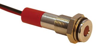 APEM Q6F3CXXR24E INDIC LED FLUSH 6MM RED 24VDC,IP67