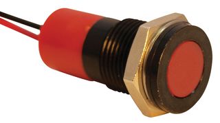 APEM Q14F3BXXR24E PANEL MOUNT INDICATOR, LED, 14MM, RED, 2
