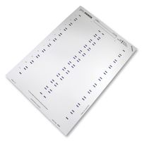 2075095 - LABEL, WHT, 88X22MM, 22/SHEET, PK10