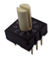 MULTICOMP PRO MCRH2HAF-10R-V-B SWITCH, ROTARY, THT, 10X10, 10 POS, 3X2
