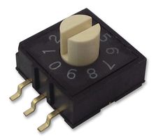 MULTICOMP PRO MCRM3MAF-10R-V-B SWITCH, ROTARY, SMD, 10X10, 10 POS, 3X3