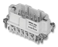 AMPHENOL SINE/TUCHEL C146 10A010 102 1 Heavy Duty Connector Insert, 10+PE Signa