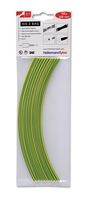 HELLERMANNTYTON 308-31217 HEAT SHRINK, GREEN/YELLOW, 12MM, PK10