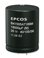 TDK B43543F2128M000 CAP, ALU ELEC, 1200UF, 250V, SNAP-IN