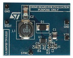 STMICROELECTRONICS STEVAL-ISA091V1 STEP DOWN SMPS, 2A, DEV BOARD