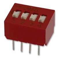 C&K COMPONENTS BD04 SWITCH, 4 WAY, SPST, THT