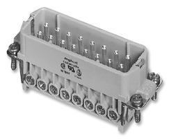 AMPHENOL SINE/TUCHEL C146 10A016 102 4 Heavy Duty Connector Insert, 16+PE Signa