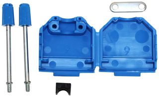 MULTICOMP PRO MC-DPPK9-BLUE-K BACKSHELL, PLASTIC, VERTICAL, BLUE, 9WAY