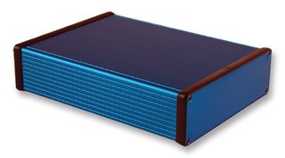 HAMMOND 1455T2201BU ENCLOSURE, ALU, BLUE, 220X165X51.5MM
