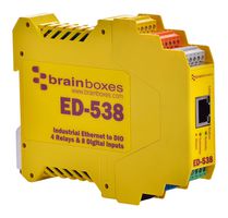 BRAINBOXES ED-538 ETHERNET-DIGITAL IO RELAY DEVICE, RJ45