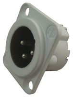 NEUTRIK NC3MD-LX-WT CONNECTOR, XLR, PLUG, 3POS, PANEL