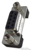 AMPHENOL COMMUNICATIONS SOLUTIONS L77TSEH09SOL2RM8 D Sub Connector, TS Series, DE, Receptac