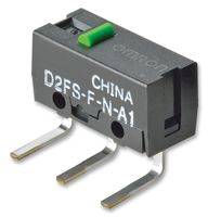 ARATAS D2FS-F-N-A MICROSWITCH, PLUNGER, SPST, 0.1A, 6VDC
