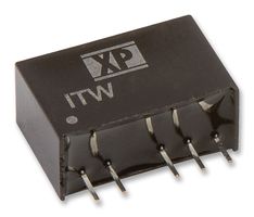 XP POWER ITW2412S DC/DC CONVERTER, 1W, +/-12V, 0.042A