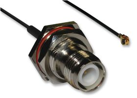 AMPHENOL RF 336206-14-0150 COAXIAL CABLE, 1.37MM, AMC-TNC, 0.15M