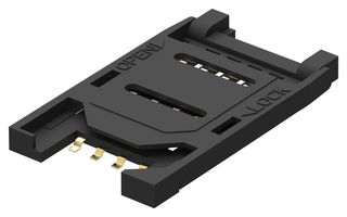GCT SIM5060-6-0-26-00-A CONNECTOR, SIM SOCKET, 6POS, SMT