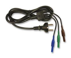 CLIFF ELECTRONIC COMPONENTS CIH29950 POWER CORD, SCHUKO MAINS PLUG-3X4MM PLUG
