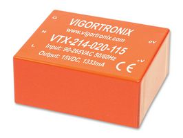 VIGORTRONIX VTX-214-020-103 FUENTE DE ALIM, AC-DC, 3.3V, 6A