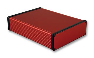 HAMMOND 1455T2201RD PCB BOX ENCLOSURE, ALUM, RED