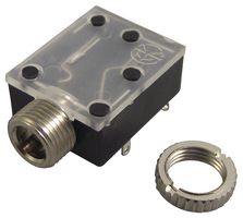LUMBERG 1503 17 Phone Audio Connector, Jack, 3, PCB Mount, PC (Polycarbonate) Body, Silver Plated Contacts RoHS Compliant: Yes
