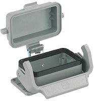 HARTING 09 30 010 0318 Heavy Duty Connector Base, Metal Cover,