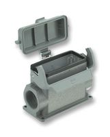HARTING 19 30 016 0297 Heavy Duty Connector Base, Dual Side Ent