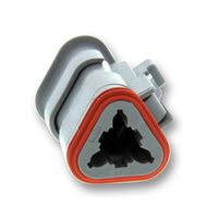 DEUTSCH - TE CONNECTIVITY DT06-3S-E008 CARCASA CONEC, MACHO, 3POS, NYLON