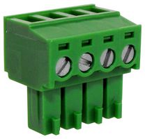 CAMDENBOSS CTB922HE/4 BLOQUE TERMINAL, ENCHUFABLE, 4POS, 16AWG
