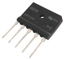 IXYS SEMICONDUCTOR GUO40-16NO1 BRIDGE RECTIFIER, 3-PH, 1.6KV, GUFP
