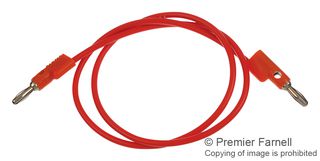 POMONA B-12-3 TEST LEAD, ORANGE, 305MM, 60VDC, 15A
