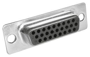MH CONNECTORS MHHDS15-F-T-B-S HD D-SUB CONNECTOR, RCPT, 15POS